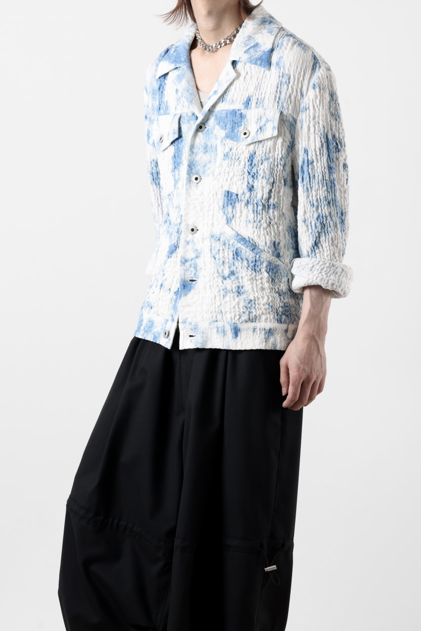 Feng Chen Wang BLUE AND WHITE JACKET (BLUE/WHITE)