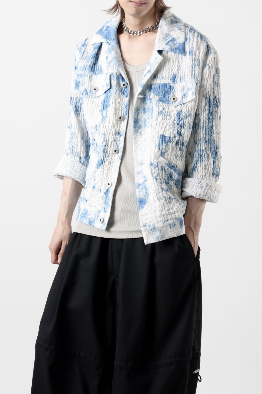 Feng Chen Wang BLUE AND WHITE JACKET (BLUE/WHITE)