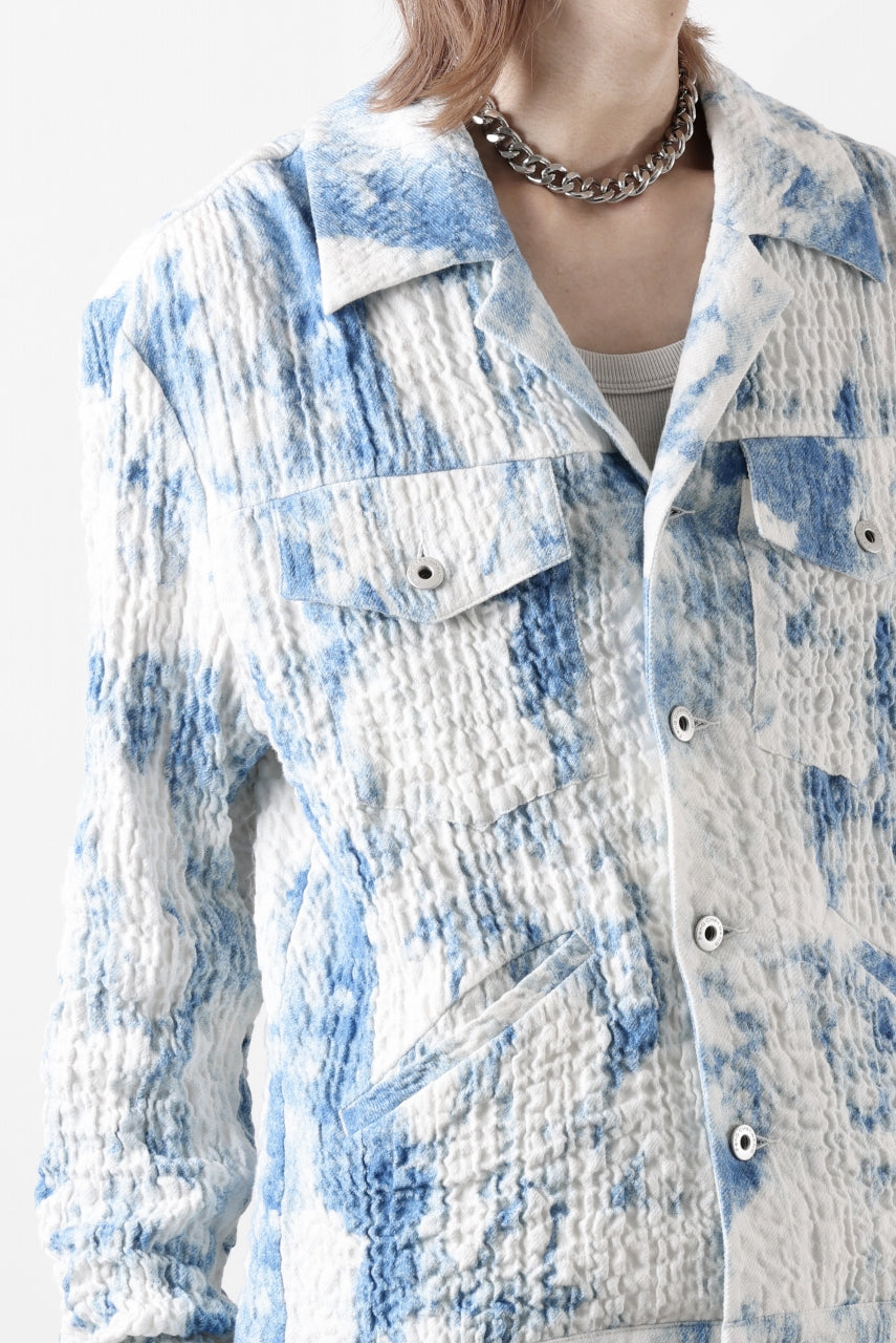 Feng Chen Wang BLUE AND WHITE JACKET (BLUE/WHITE)