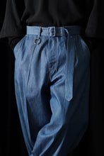 画像をギャラリービューアに読み込む, TARO HORIUCHI / th products Belted Wide Pants / 6oz Denim (light indigo)