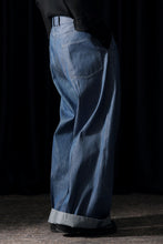 画像をギャラリービューアに読み込む, TARO HORIUCHI / th products Belted Wide Pants / 6oz Denim (light indigo)