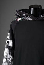 画像をギャラリービューアに読み込む, MASSIMO SABBADIN x LOOM exclusive HOODY wt. BORO STYLE DETAIL (BLACK)