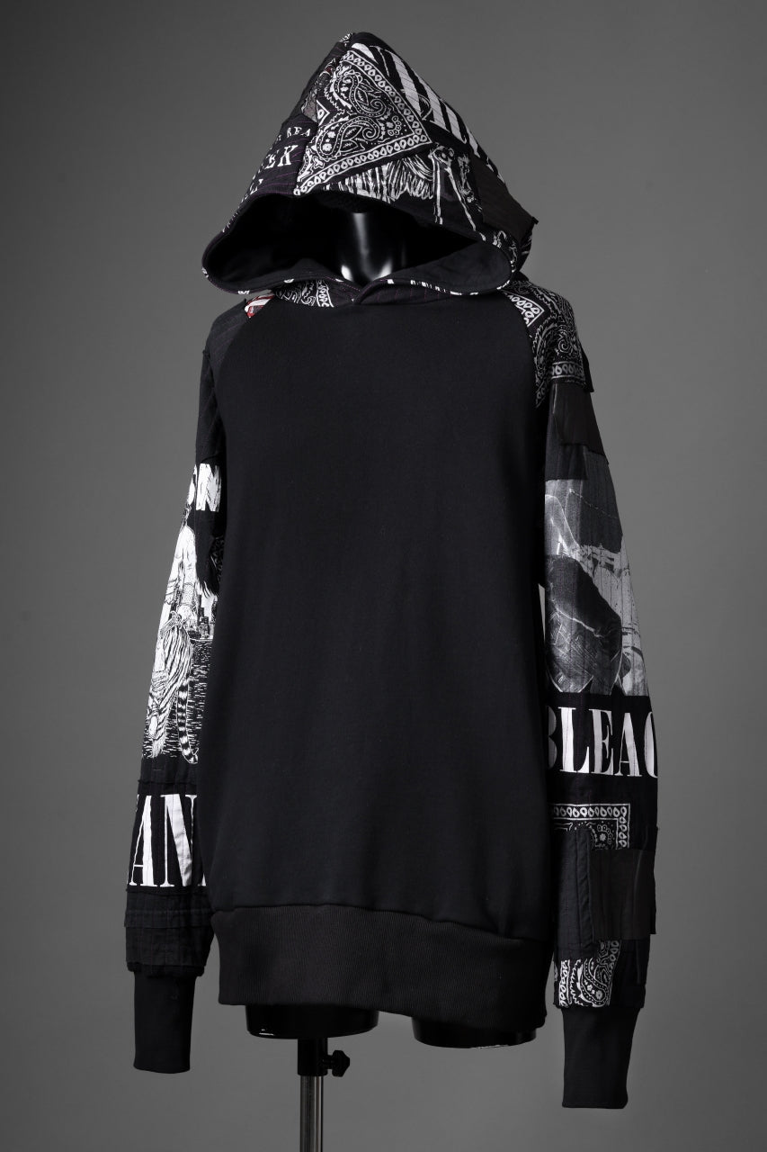 MASSIMO SABBADIN x LOOM exclusive HOODY wt. BORO STYLE DETAIL (BLACK)