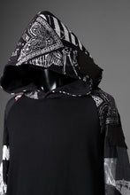 画像をギャラリービューアに読み込む, MASSIMO SABBADIN x LOOM exclusive HOODY wt. BORO STYLE DETAIL (BLACK)