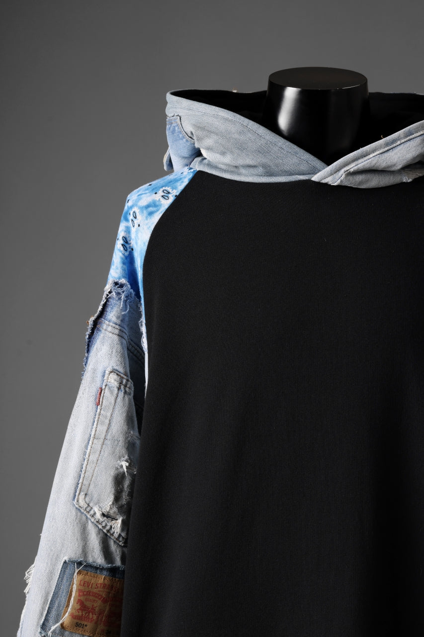 MASSIMO SABBADIN x LOOM exclusive HOODY wt. LEVI'S PATCH DETAIL (INDIGO #A)