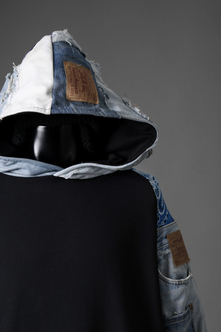 MASSIMO SABBADIN x LOOM exclusive HOODY wt. LEVI'S PATCH DETAIL (INDIGO #A)