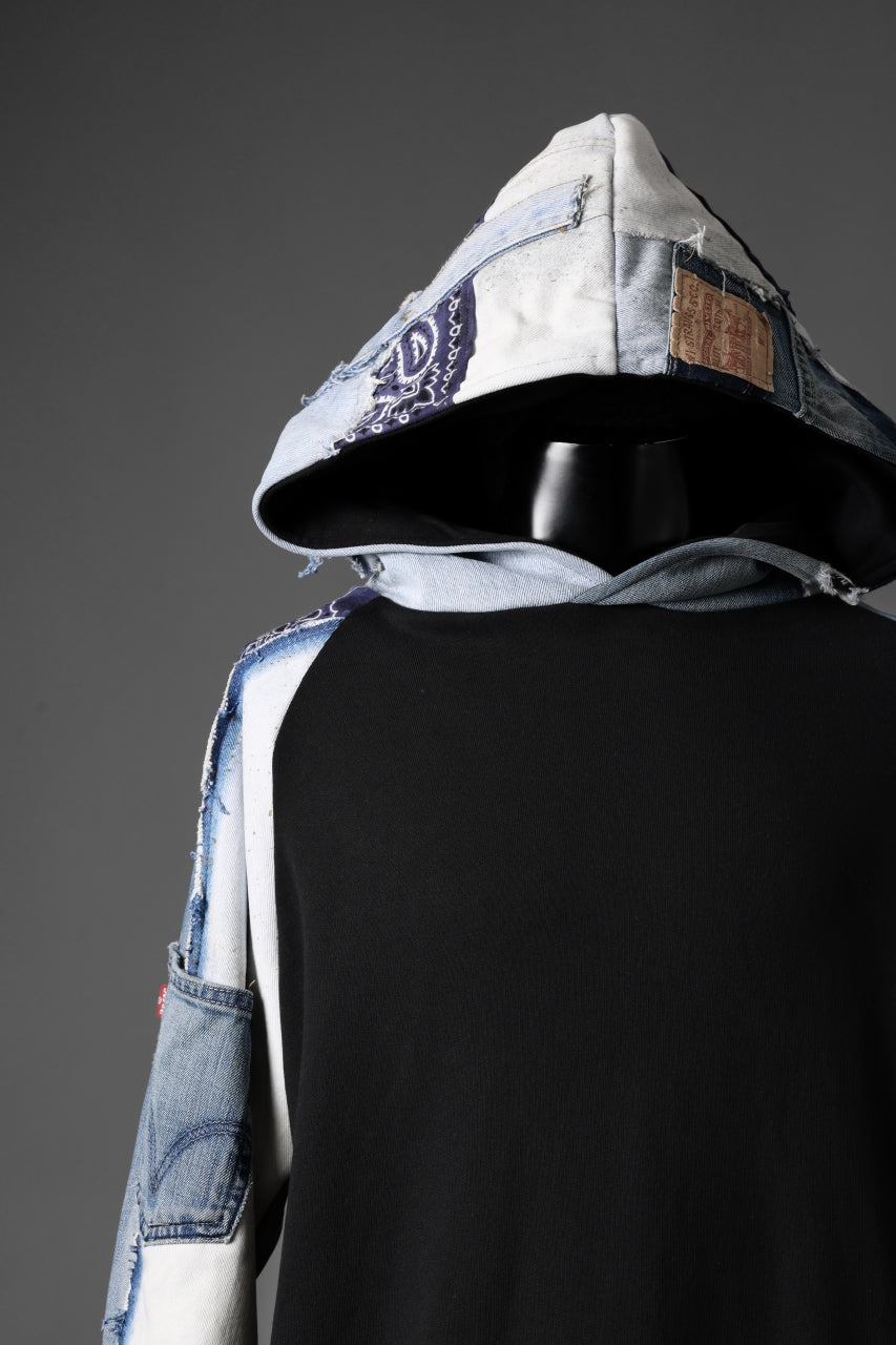 MASSIMO SABBADIN x LOOM exclusive HOODY wt. LEVI'S PATCH DETAIL (INDIGO #B)