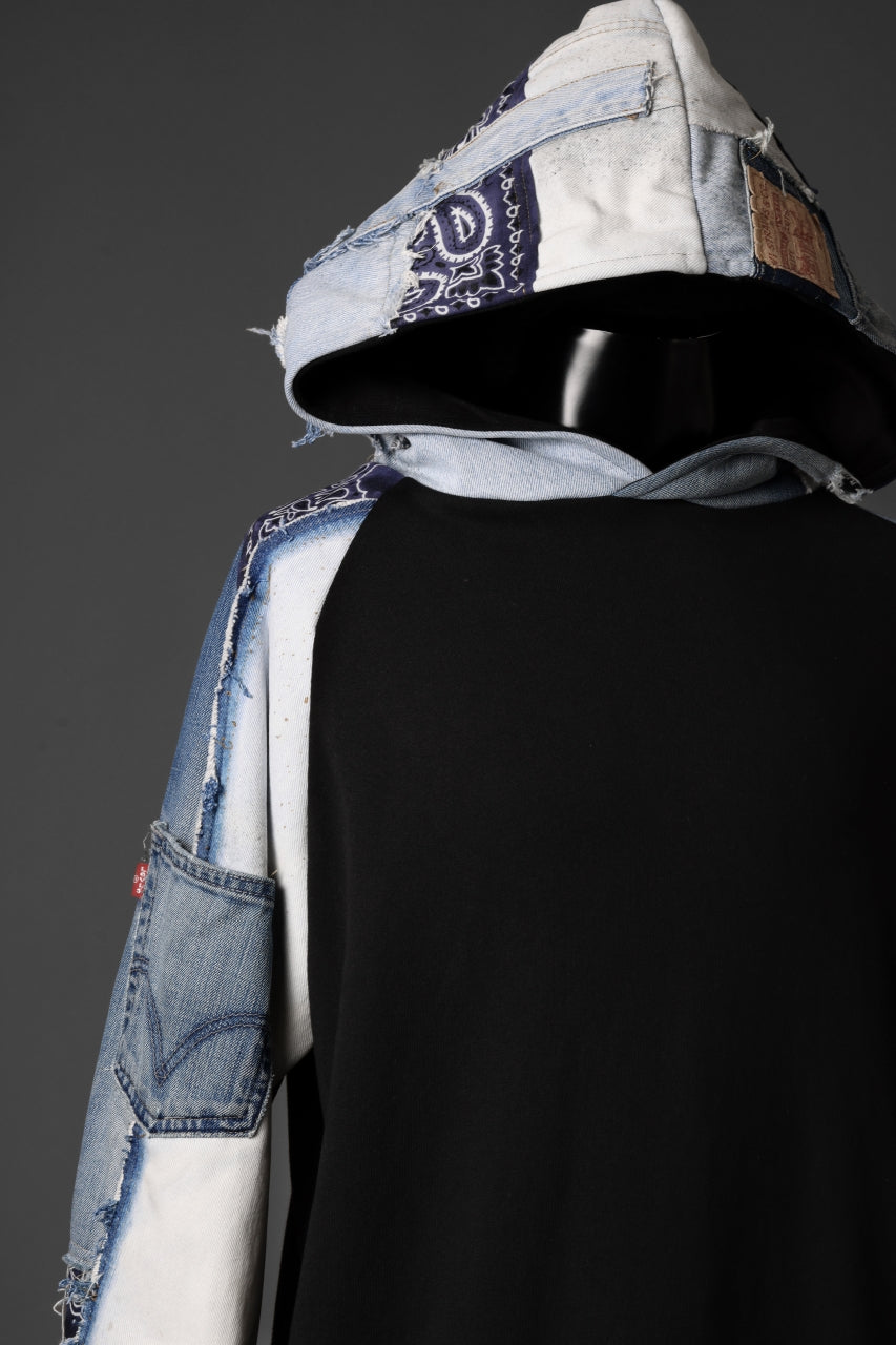 MASSIMO SABBADIN x LOOM exclusive HOODY wt. LEVI'S PATCH DETAIL (INDIGO #B)