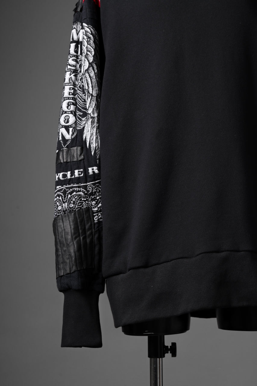 画像をギャラリービューアに読み込む, MASSIMO SABBADIN x LOOM exclusive HOODY wt. BORO STYLE DETAIL (RED)