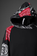 画像をギャラリービューアに読み込む, MASSIMO SABBADIN x LOOM exclusive HOODY wt. BORO STYLE DETAIL (RED)