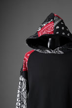 画像をギャラリービューアに読み込む, MASSIMO SABBADIN x LOOM exclusive HOODY wt. BORO STYLE DETAIL (RED)