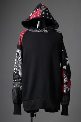 MASSIMO SABBADIN x LOOM exclusive HOODY wt. BORO STYLE DETAIL (RED)