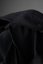 画像をギャラリービューアに読み込む, MASSIMO SABBADIN x LOOM exclusive HOODY wt. BORO STYLE DETAIL (BLACK)