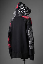 画像をギャラリービューアに読み込む, MASSIMO SABBADIN x LOOM exclusive HOODY wt. BORO STYLE DETAIL (RED)