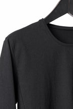 画像をギャラリービューアに読み込む, black crow x LOOM exclusive long sleeve tops / black dyed medium cotton jersey (black)