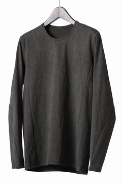 画像をギャラリービューアに読み込む, black crow x LOOM exclusive long sleeve tops / sumi dyed medium cotton jersey (carbon)