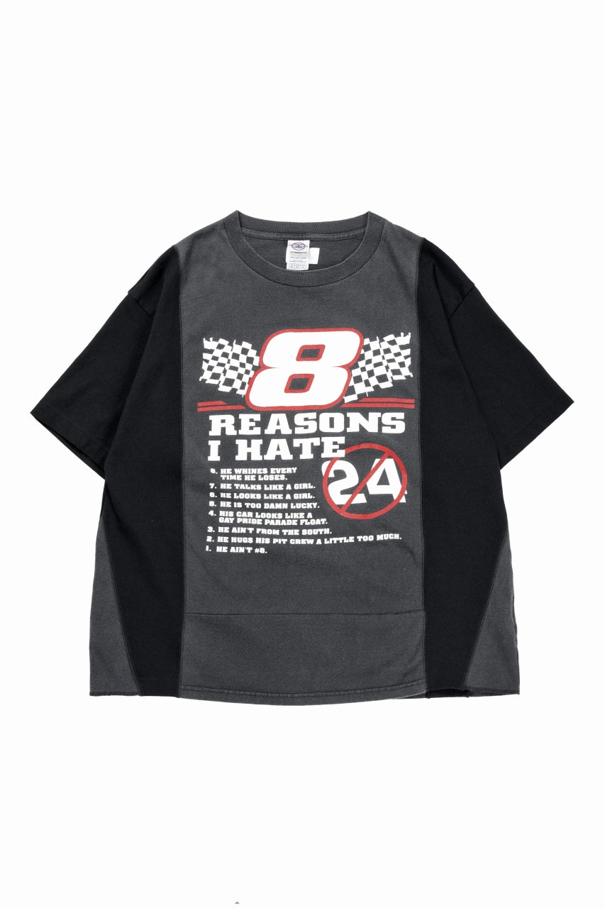 チェンジーズ　changes リメイクバンドTシャツ サイズフリー CHANGES exclusive VINTAGE REMAKE SHORT SLEEVE TEE (BLACK #D