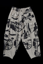 画像をギャラリービューアに読み込む, YUTA MATSUOKA circle pants / antique wagon print (ecru/print)