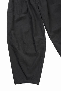 画像をギャラリービューアに読み込む, YUTA MATSUOKA circle pants / sheeting dyed plain weaven (black)