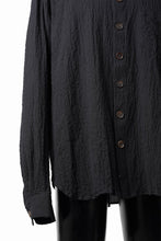 画像をギャラリービューアに読み込む, YUTA MATSUOKA classic shirt / shirring lawn (black)