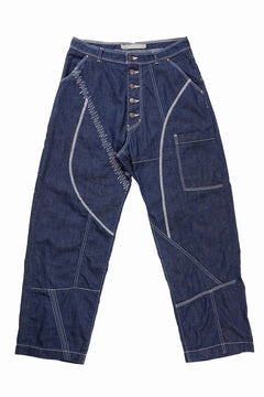 画像をギャラリービューアに読み込む, YUTA MATSUOKA craft pants / military denim (indigo blue)