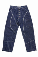 YUTA MATSUOKA craft pants / military denim (indigo blue)