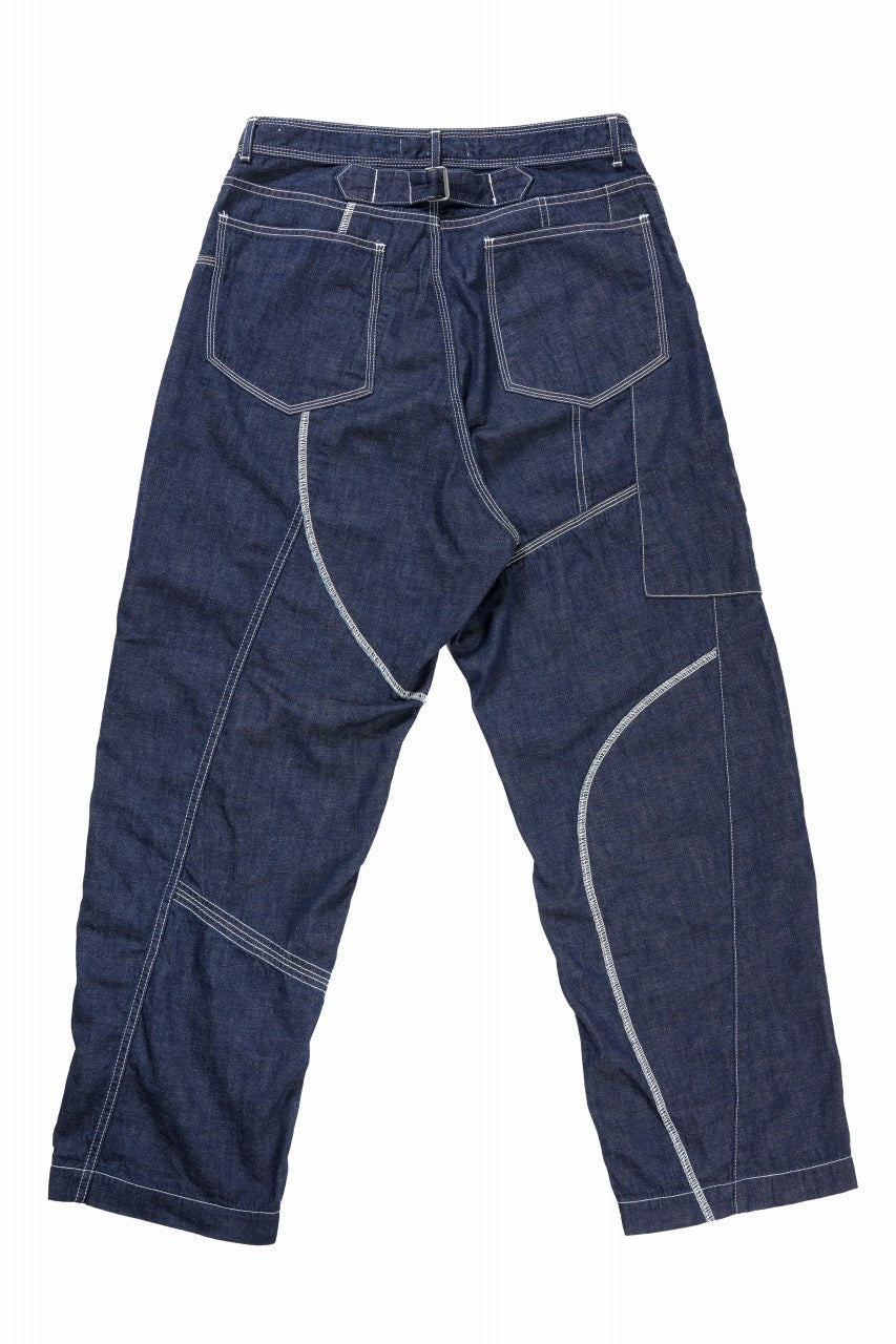 画像をギャラリービューアに読み込む, YUTA MATSUOKA craft pants / military denim (indigo blue)