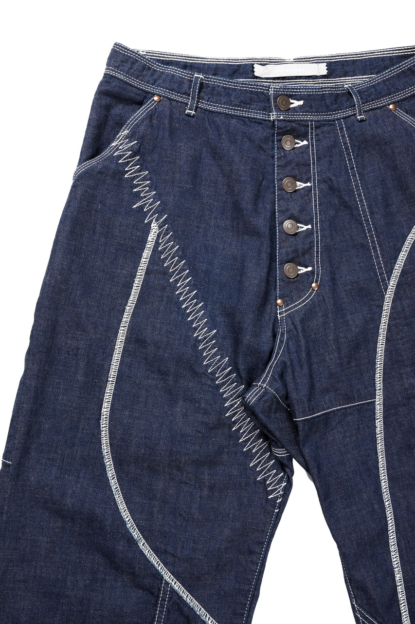 画像をギャラリービューアに読み込む, YUTA MATSUOKA craft pants / military denim (indigo blue)