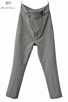 N/07 premium stretch cashimere flannel basic sarrouel pants (GREY)