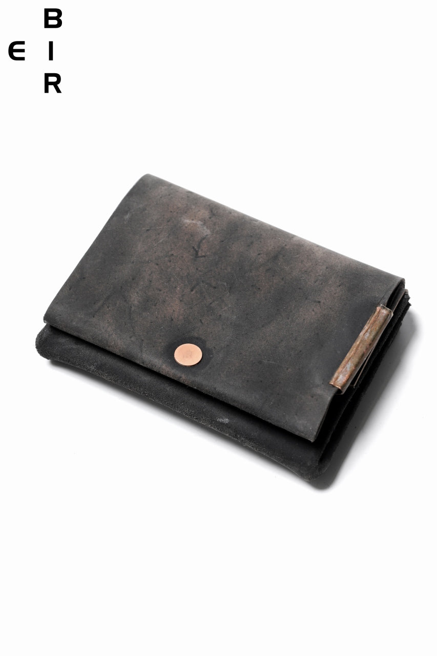 ierib Smart Folding Wallet / Shell Cordovan #C (MIX BLACK)の商品