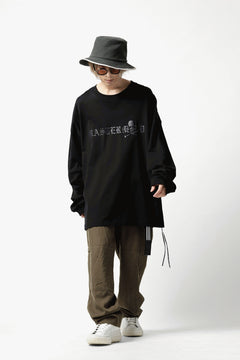 画像をギャラリービューアに読み込む, mastermind JAPAN BOXY-FIT LS / RUBBER AND FOAM PRINTED (BLACK)