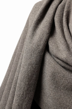 画像をギャラリービューアに読み込む, sus-sous cashmere / wool scarf - Raised washer (GREY)