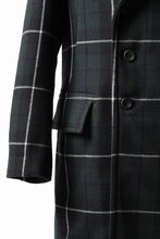 sus-sous great coat / wool cashmere twill (BLACK WATCH) – LOOM OSAKA