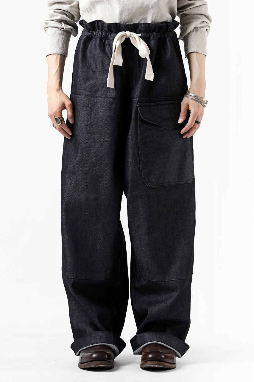 sus-sous trousers MK-1 / C100 supima silket denim (INDIGO) / sus-sousの公式通販  - LOOM OSAKA ONLINE STORE