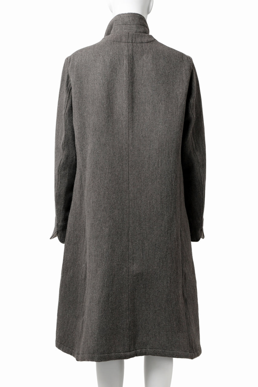 sus-sous medical coat / cavalry twill (GRAY BROWN)