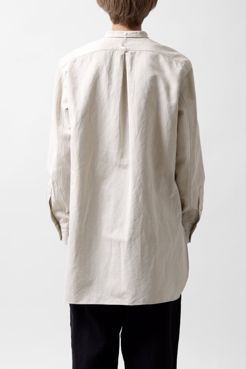 sus-sous shirt officers / C63L37 heavy poplin (NATURAL)