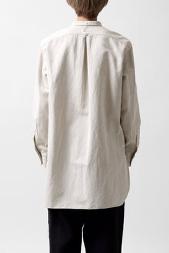 画像をギャラリービューアに読み込む, sus-sous shirt officers / C63L37 heavy poplin (NATURAL)