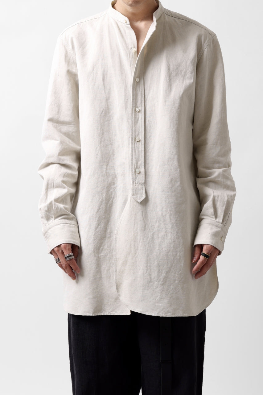 sus-sous shirt officers / C63L37 heavy poplin (NATURAL)