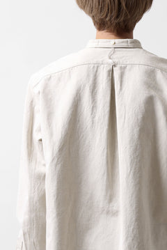 画像をギャラリービューアに読み込む, sus-sous shirt officers / C63L37 heavy poplin (NATURAL)