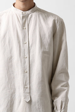 画像をギャラリービューアに読み込む, sus-sous shirt officers / C63L37 heavy poplin (NATURAL)