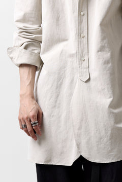 画像をギャラリービューアに読み込む, sus-sous shirt officers / C63L37 heavy poplin (NATURAL)