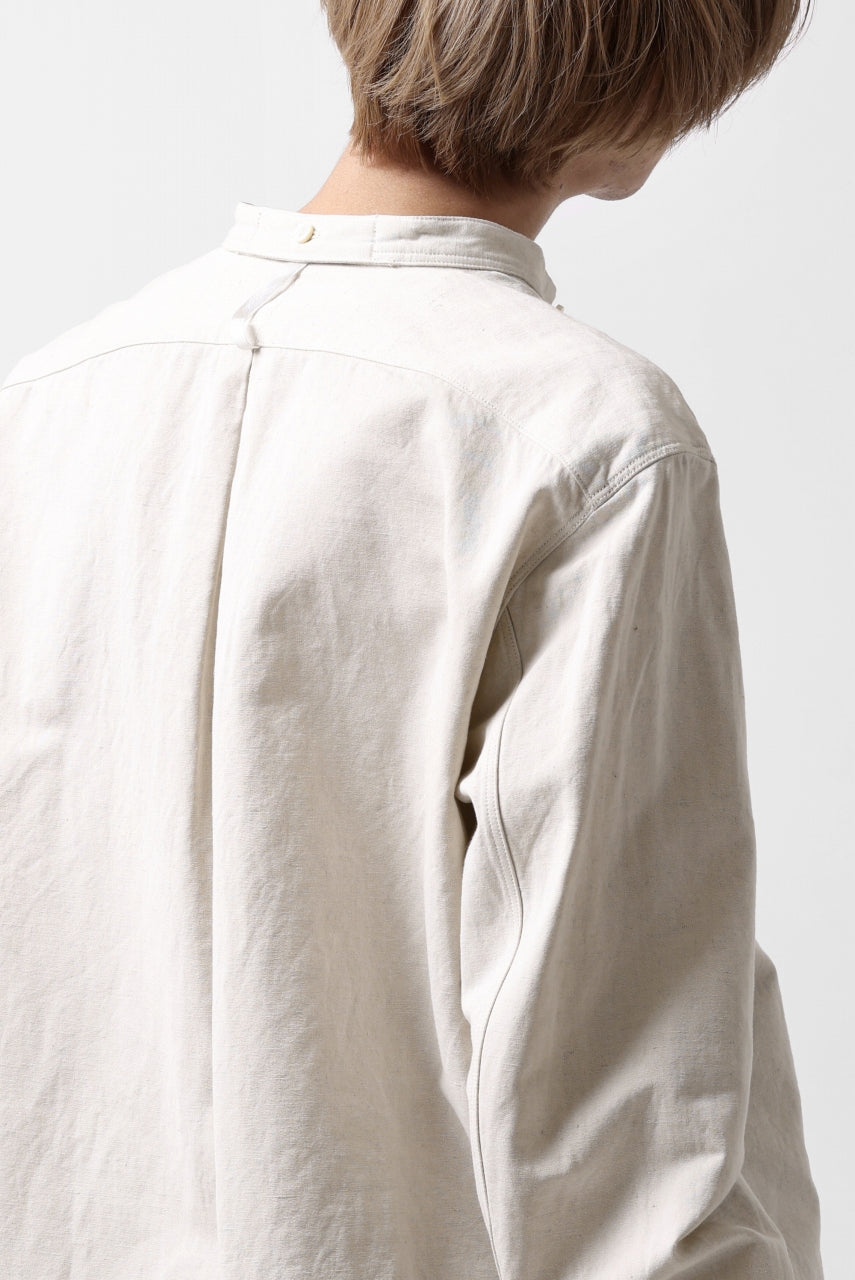 画像をギャラリービューアに読み込む, sus-sous shirt officers / C63L37 heavy poplin (NATURAL)