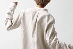 画像をギャラリービューアに読み込む, sus-sous shirt officers / C63L37 heavy poplin (NATURAL)