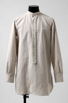 画像をギャラリービューアに読み込む, sus-sous shirt officers / C63L37 heavy poplin (NATURAL)