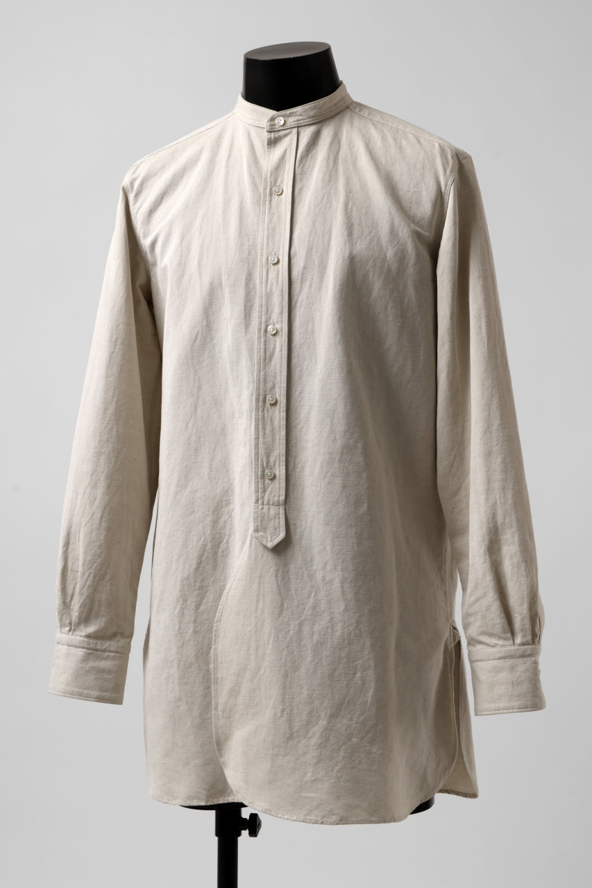 sus-sous shirt officers / C63L37 heavy poplin (NATURAL)