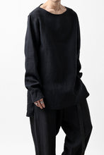 画像をギャラリービューアに読み込む, sus-sous sleeping shirt / L100 heavy poplin washer (BLACK NAVY)