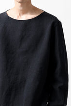 画像をギャラリービューアに読み込む, sus-sous sleeping shirt / L100 heavy poplin washer (BLACK NAVY)