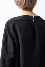 画像をギャラリービューアに読み込む, sus-sous sleeping shirt / L100 heavy poplin washer (BLACK NAVY)