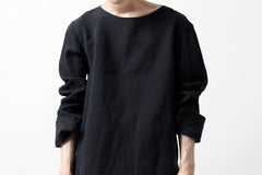 画像をギャラリービューアに読み込む, sus-sous sleeping shirt / L100 heavy poplin washer (BLACK NAVY)