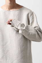 Load image into Gallery viewer, sus-sous sleeping shirt / C51L49 3/2 Ox washer (NATURAL)